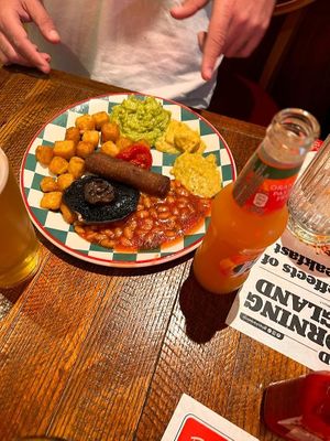 Tofu scramble nightmare at LTN - Frankie and Benny's - NT in Luton