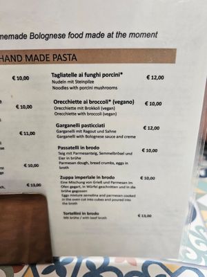 Vegane Pasta at Pasta Fresca Bistro' in Riva Del Garda