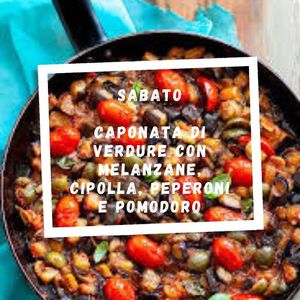 Sicilian caponata vegan  at Cibó Vegan Food in Milan