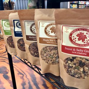 Maple Nut Kitchen Granola at Maine Homestead Market in Lyman