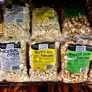 Little Lad's Popcorn at Maine Homestead Market in Lyman