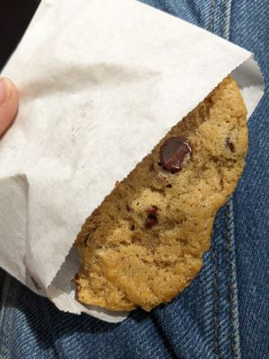 Chocolate chip cookie at Buds in Salt Lake City