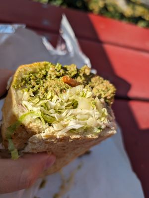 Pesto Sandmich at Buds in Salt Lake City