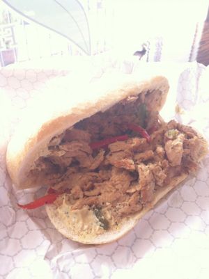 Cheesesteak sub at Buds in Salt Lake City