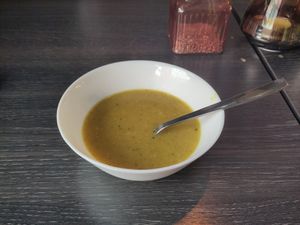 Lentil soup at Fröjas Sal in Uppsala