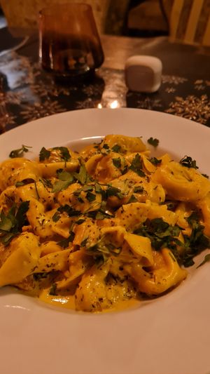 Tortelloni at Fröjas Sal in Uppsala
