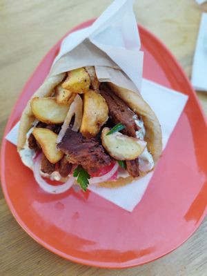  at Loco Vegan Beach Bar in Crete