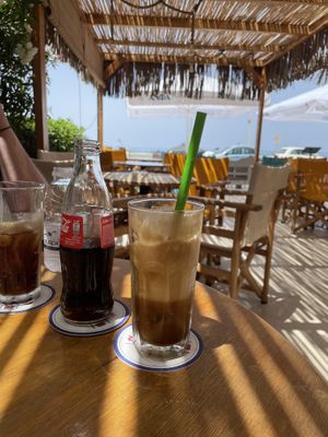   at Loco Vegan Beach Bar in Crete