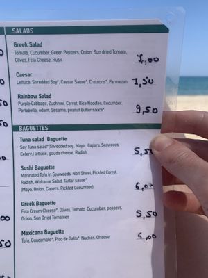   at Loco Vegan Beach Bar in Crete