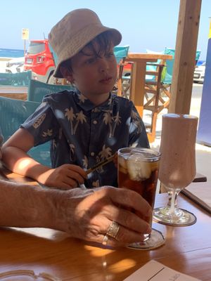   at Loco Vegan Beach Bar in Crete