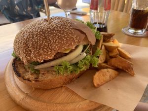   at Loco Vegan Beach Bar in Crete