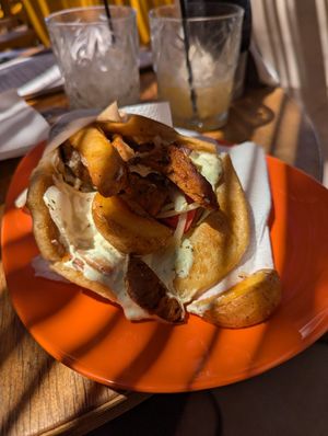  at Loco Vegan Beach Bar in Crete