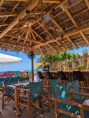  at Loco Vegan Beach Bar in Crete