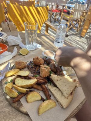   at Loco Vegan Beach Bar in Crete