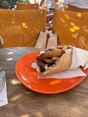   at Loco Vegan Beach Bar in Crete