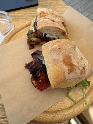 Coabatta  at Loco Vegan Beach Bar in Crete