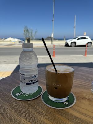 Front  at Loco Vegan Beach Bar in Crete