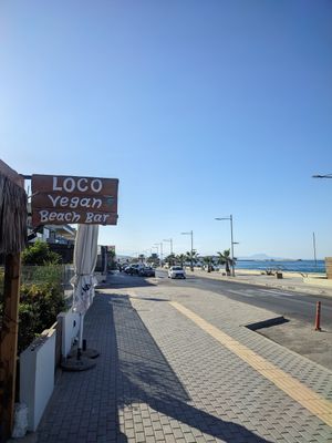  at Loco Vegan Beach Bar in Crete