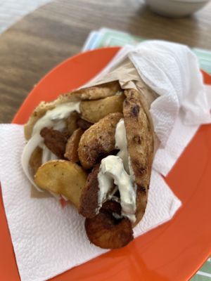   at Loco Vegan Beach Bar in Crete