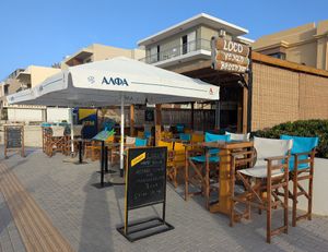  at Loco Vegan Beach Bar in Crete