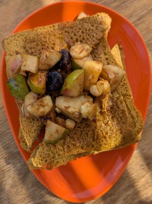 No Fish 'N' Chips at Loco Vegan Beach Bar in Crete