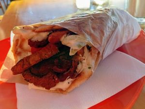  at Loco Vegan Beach Bar in Crete