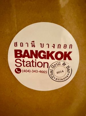 Take-Out Container at Bangkok Station in Atlanta