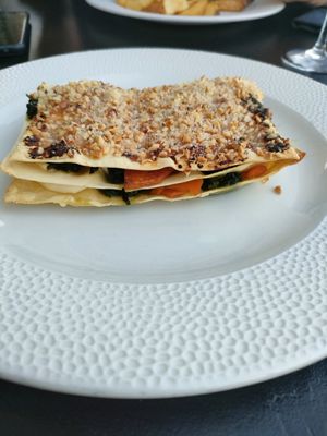 Lasanha de abóbora at Cais do Gilão in Tavira