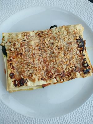 Lasanha de abóbora at Cais do Gilão in Tavira