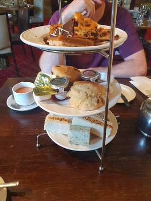 Afternoon tea at Last Drop Village Hotel & Spa in Bolton