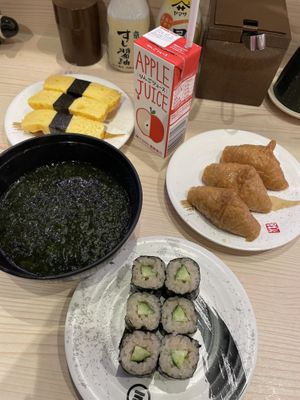   at Kaiten Sushi Misaki in Tokyo