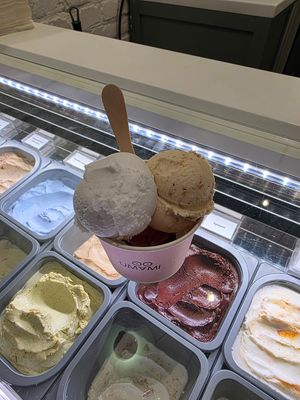 Coconut & walnut at Umami in Almaty