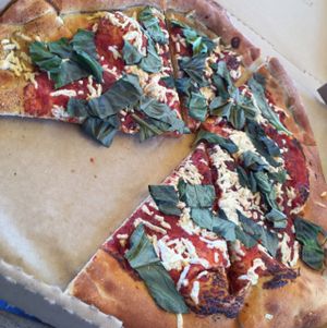 pizza at Plant Based Pizza in San Jose