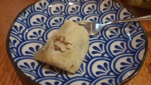 Vegan coconut dessert at Rice Scoop in Sunbury