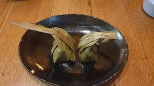 Vegan coconut dessert at Rice Scoop in Sunbury
