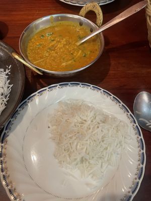 I had the Dahl minus cream   at Manakamana in Osaka