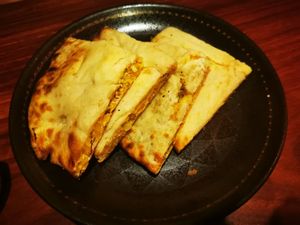 Onion naan at Manakamana in Osaka