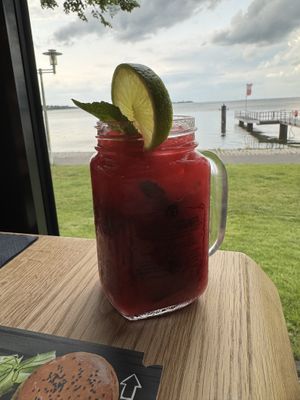 Raspberry mojito .  at Rockeria Stralsund in Stralsund