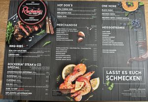 Menu (2/2).  at Rockeria Stralsund in Stralsund
