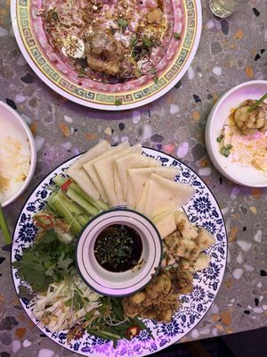 Part of the omakase for two, partially eaten when the photo was taken   at Tae Tae Tae (태태태) in Busan