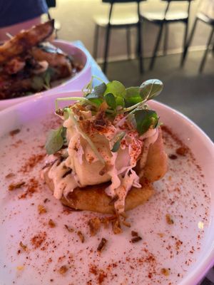 Tofu bao bun (vegetarian) at Tae Tae Tae (태태태) in Busan