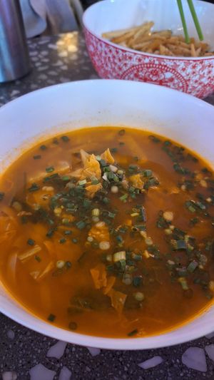 Tom yum rice noodles at Tae Tae Tae (태태태) in Busan