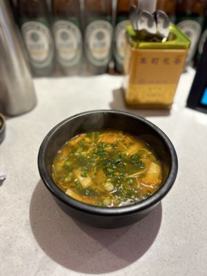 Tom yum soup   at Tae Tae Tae (태태태) in Busan