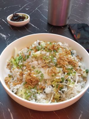 Veg fried rice at Tae Tae Tae (태태태) in Busan