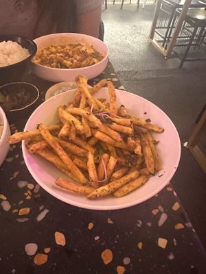 Truffle fries   at Tae Tae Tae (태태태) in Busan