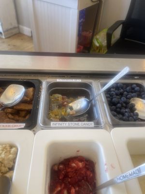 vegan candy   at Top It Yogurt Shoppe in Snohomish