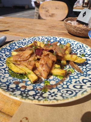 Solomillo de Heura al Whisky at Mocka Tomares in Tomares