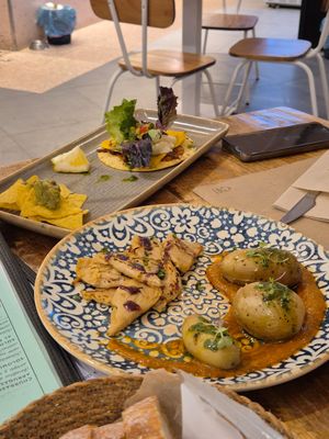 Churrasco, taco at Mocka Tomares in Tomares