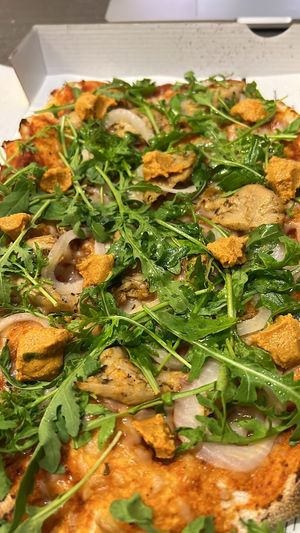 Vegan chicken  at Dr. Pizza in Sant Joan Despi