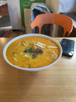 Laska noodles  at Joyve Cafe in Auckland